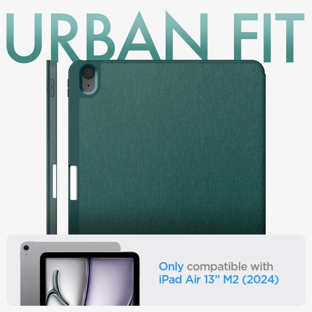 Apple iPad Air 13 (2024) maciņš zaļš SPIGEN URBAN FIT