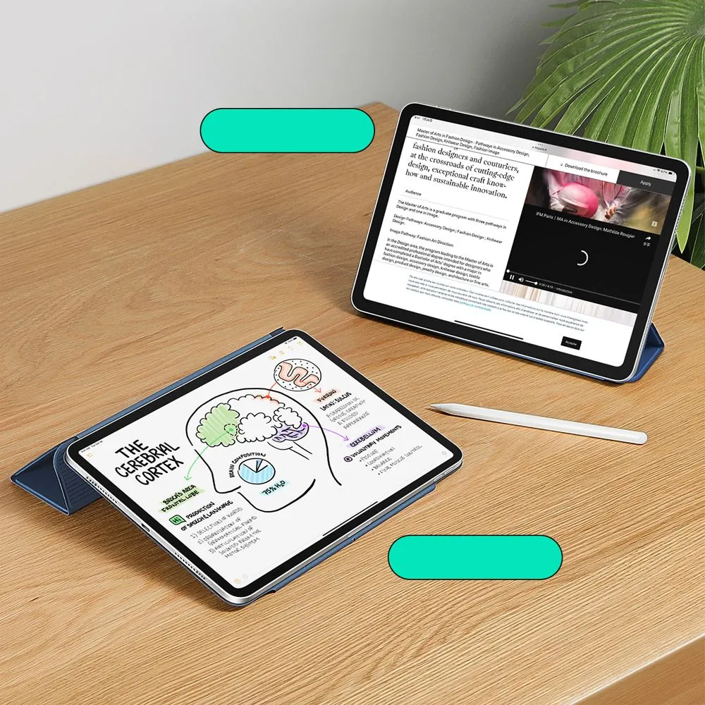 Apple iPad Air 13 (2024) Planšetės dėklas mėlyna ESR REBOUND MAGNETIC