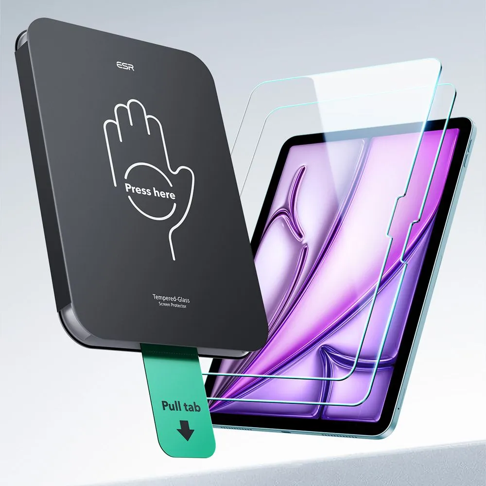Apple iPad Air 13 (2024) tablet tempered glass  ESR ULTRAFIT TEMPERED GLASS 2-PACK
