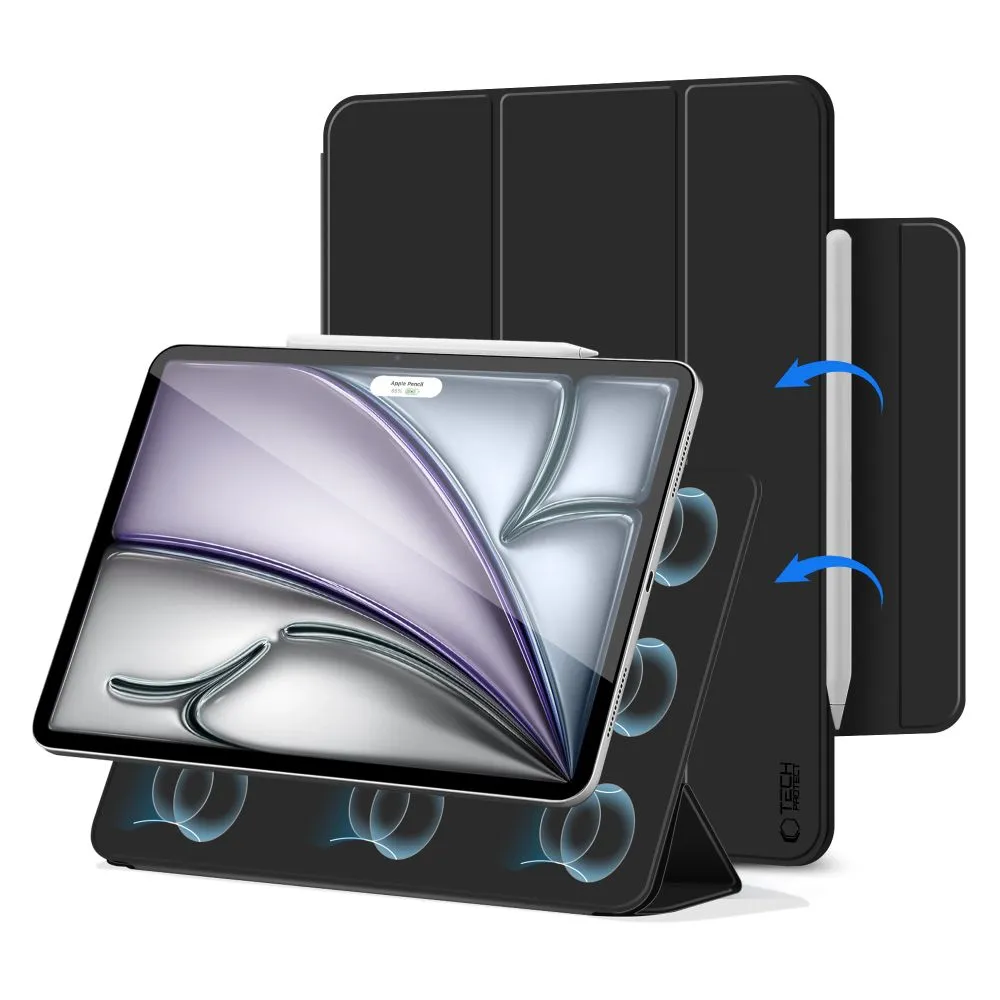 Apple iPad Air 13 (2024) чехол для планшетa черный TECH-PROTECT SMARTCASE MAGNETIC