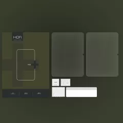 Apple iPad Air 13 (2024) planšetės apsauginis stiklas  HOFI PAPER PRO+ 2-PACK