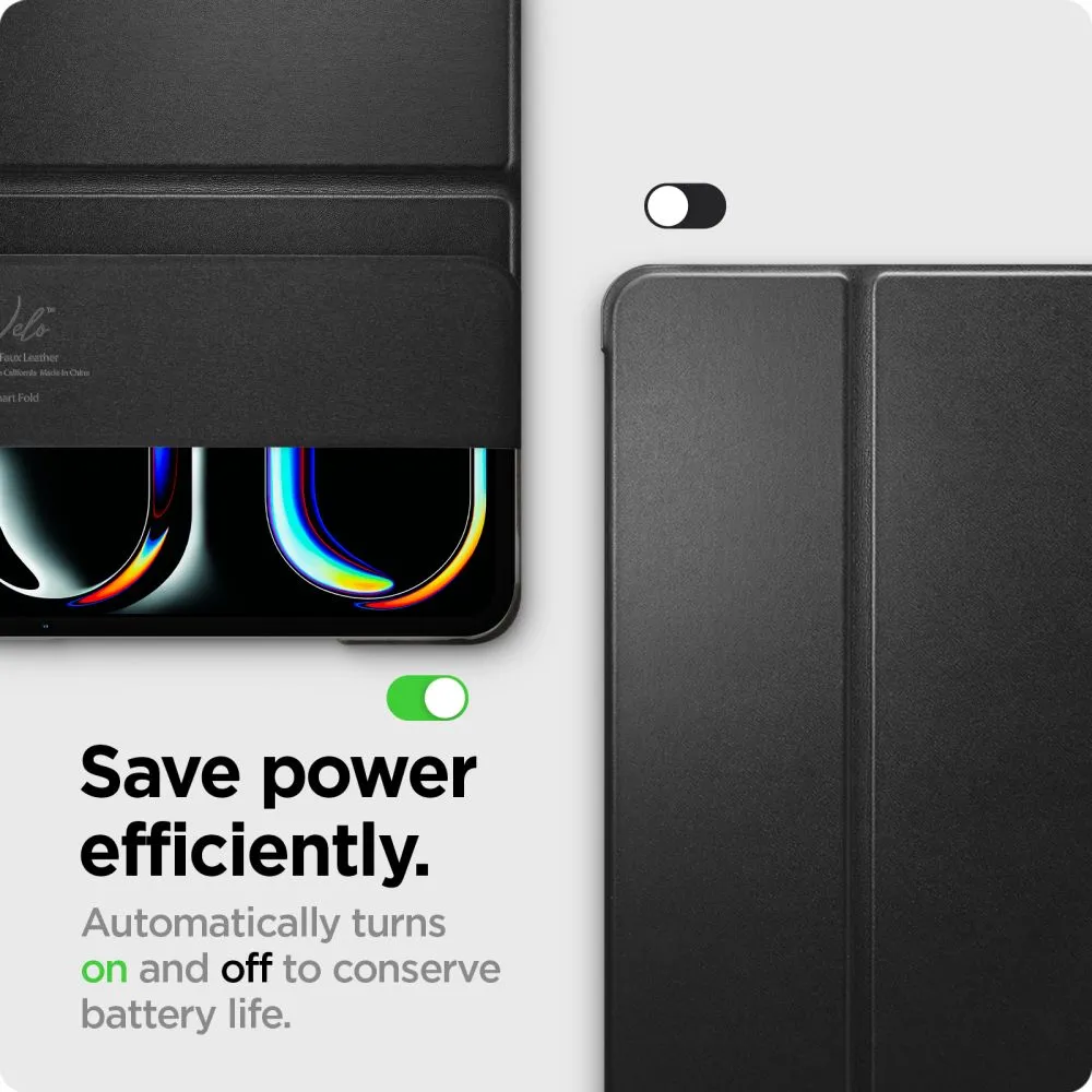 Apple iPad Pro 13 (2024) maciņš melns SPIGEN SMART FOLD