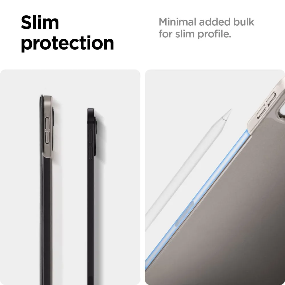 Apple iPad Pro 13 (2024) maciņš melns SPIGEN SMART FOLD