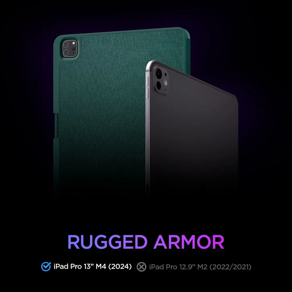 Apple iPad Pro 13 (2024) tahvelarvuti ümbris roheline SPIGEN URBAN FIT
