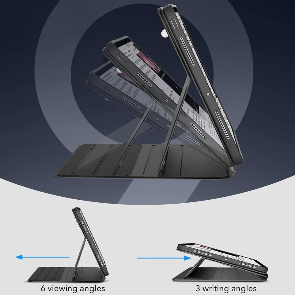 Apple iPad Pro 13 (2024) tablet case black ESR FLIP HYBRID