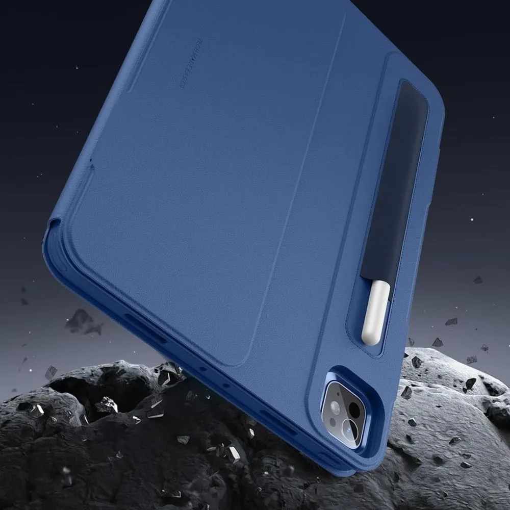 Apple iPad Pro 13 (2024) tablet case blue ESR FLIP HYBRID