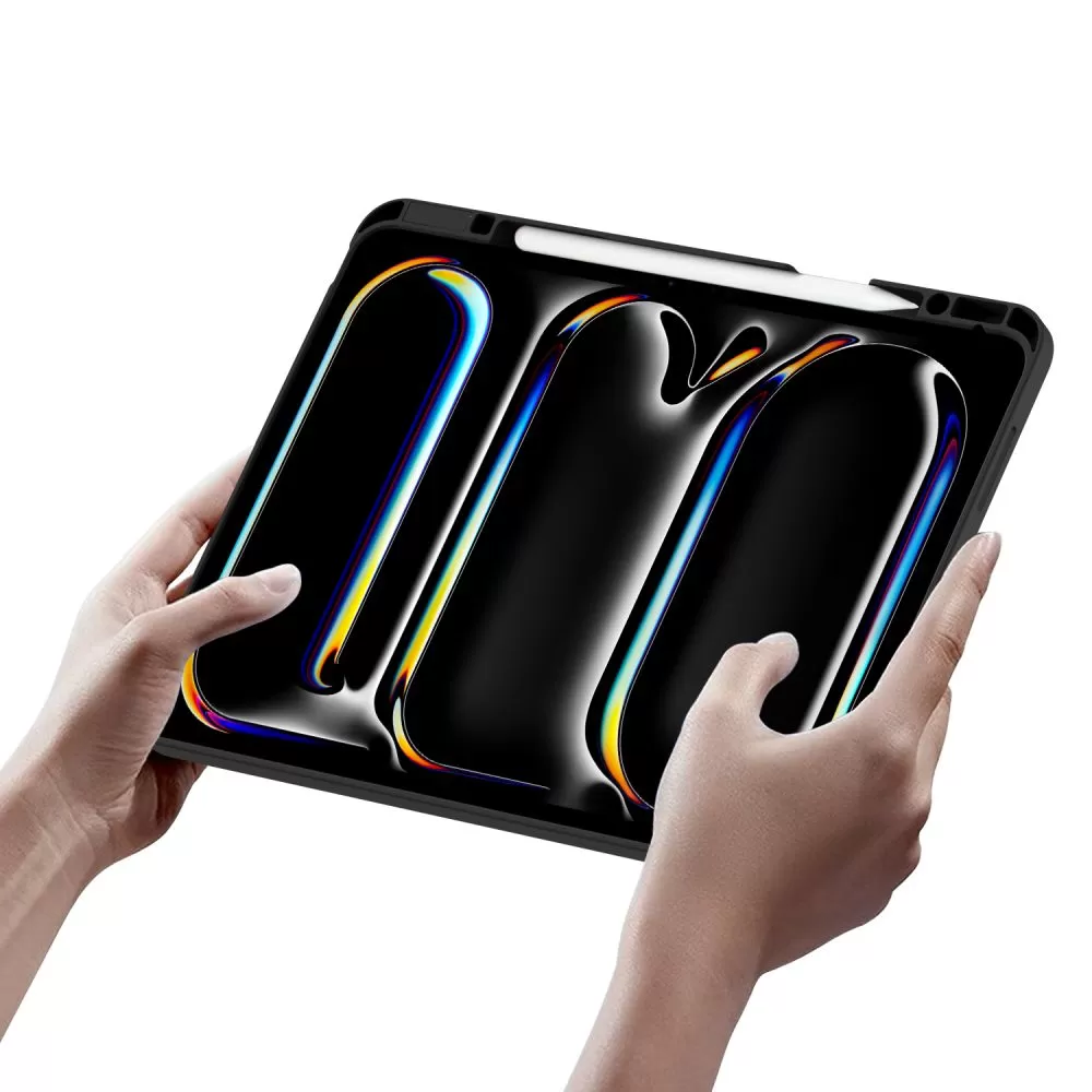 Apple iPad Pro 13 (2024) maciņš melns TECH-PROTECT SCMAG PEN + KEYBOARD