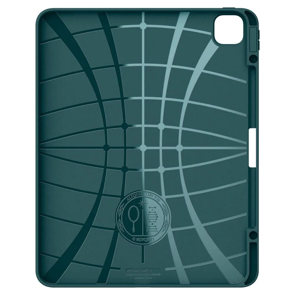 Apple iPad Pro 13 (2024) tablet case green SPIGEN URBAN FIT