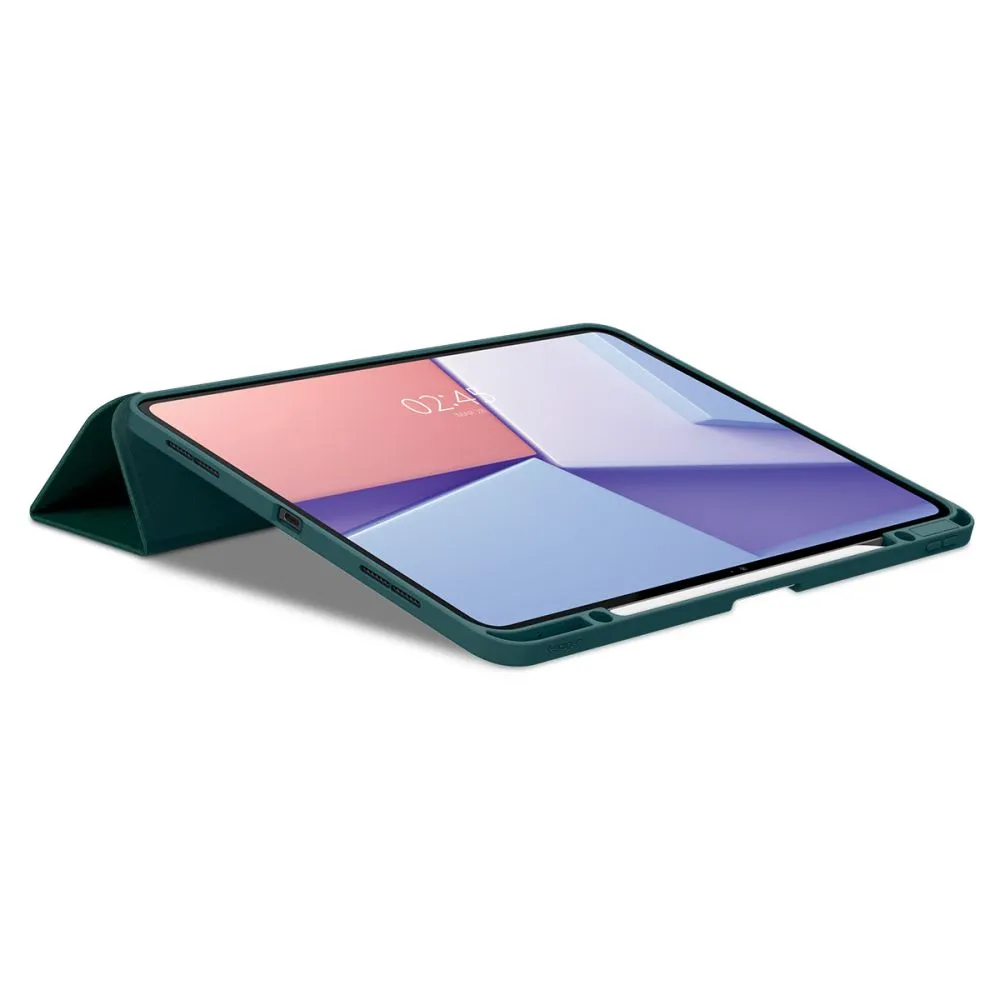 Apple iPad Pro 13 (2024) tablet case green SPIGEN URBAN FIT
