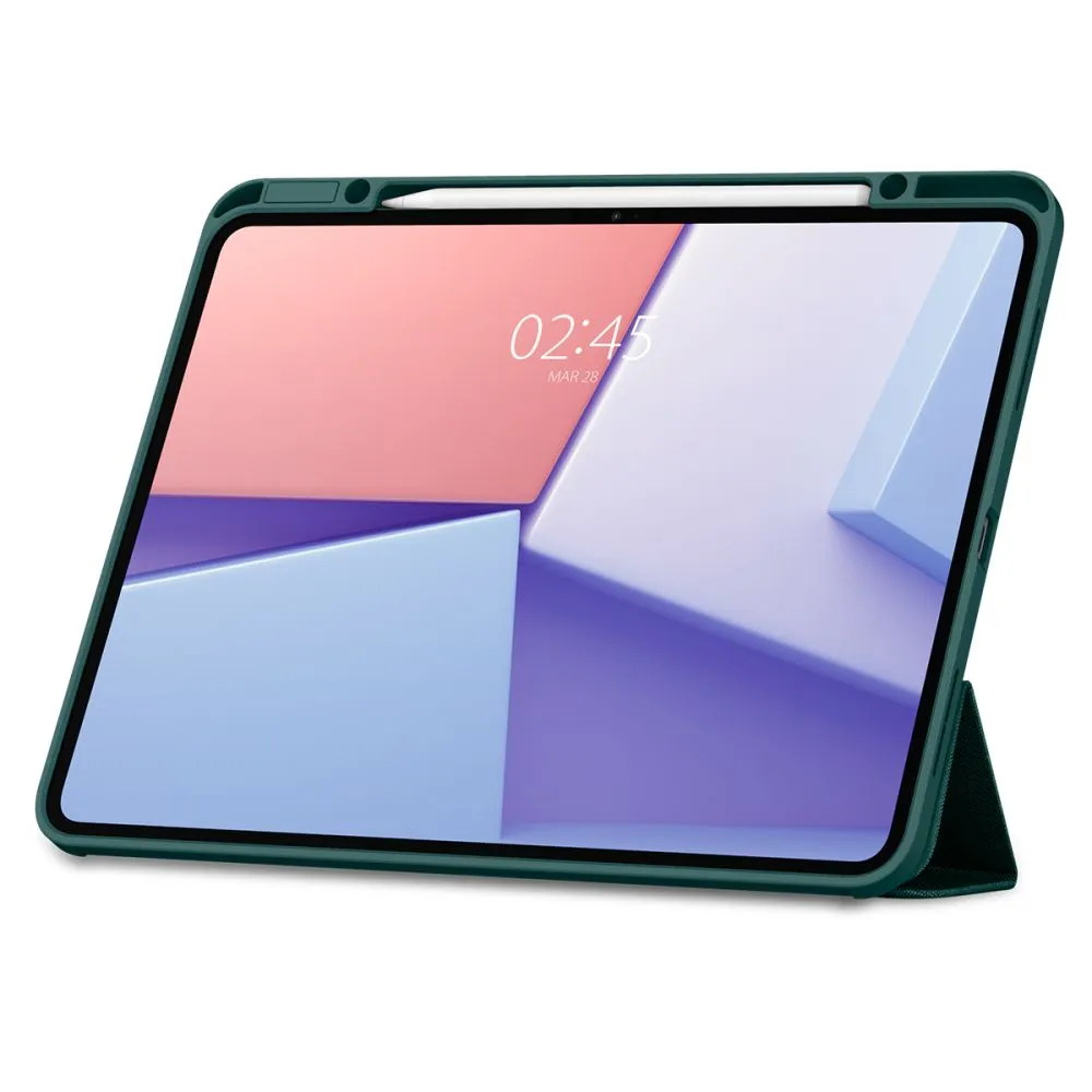 Apple iPad Pro 13 (2024) tablet case green SPIGEN URBAN FIT
