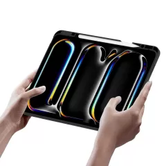 Apple iPad Pro 13 (2024) maciņš melns TECH-PROTECT SCMAG PEN + KEYBOARD