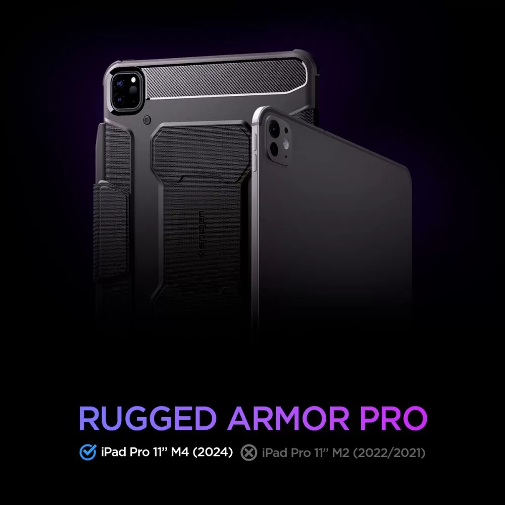 Apple iPad Pro 11 (2024) чехол для планшетa  SPIGEN RUGGED ARMOR ”PRO”