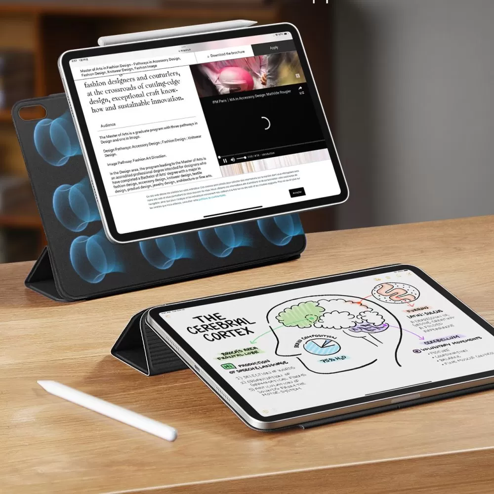 Apple iPad Pro 11 (2024) чехол для планшетa черный ESR REBOUND MAGNETIC