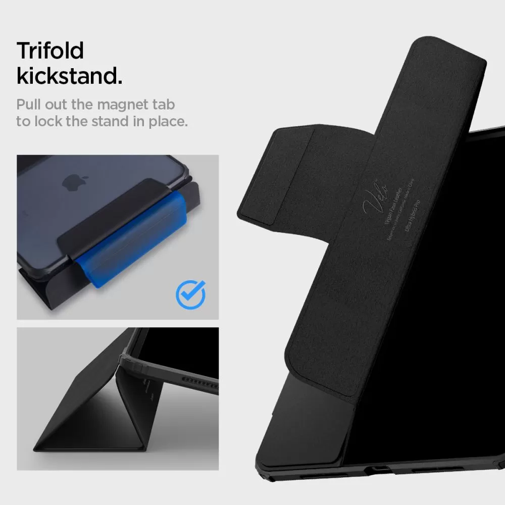 Apple iPad Pro 11 (2024) чехол для планшетa черный SPIGEN ULTRA HYBRID ”PRO”