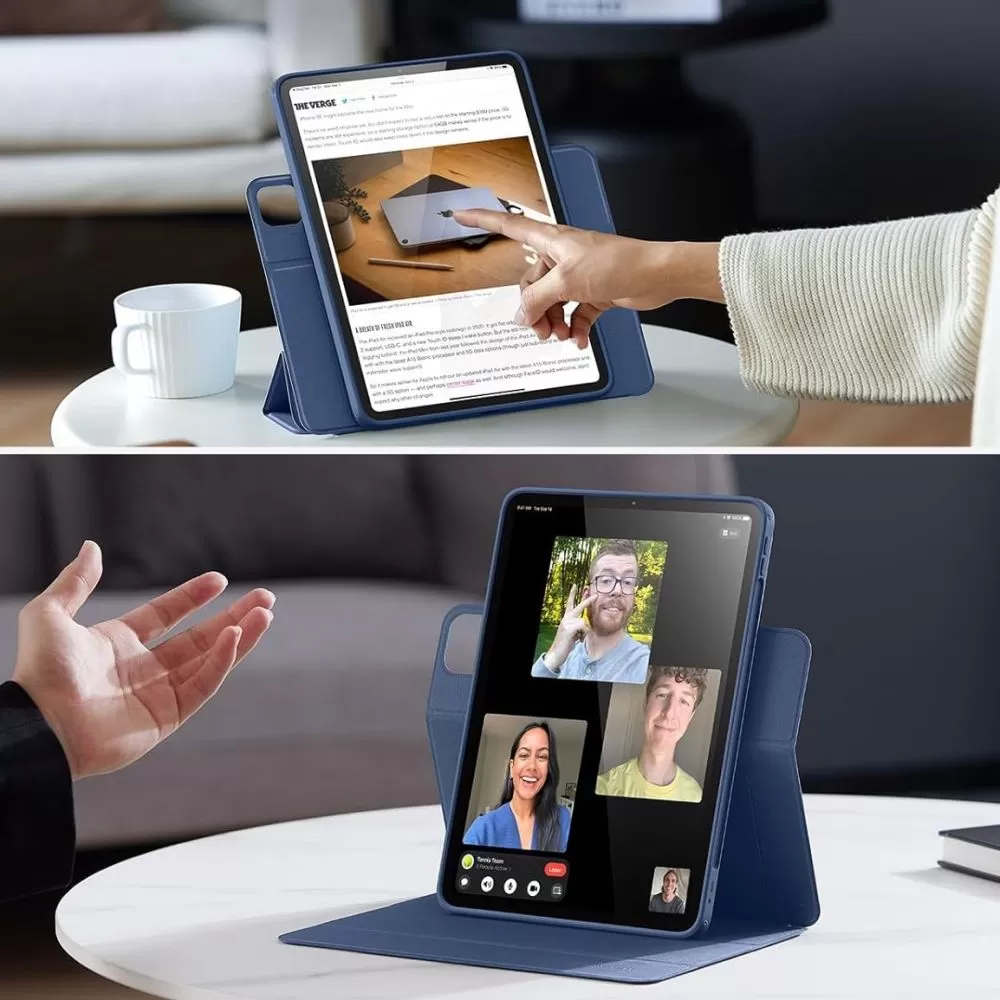 Apple iPad Pro 11 (2024) tablet skal, fodral blå ESR REBOUND HYBRID