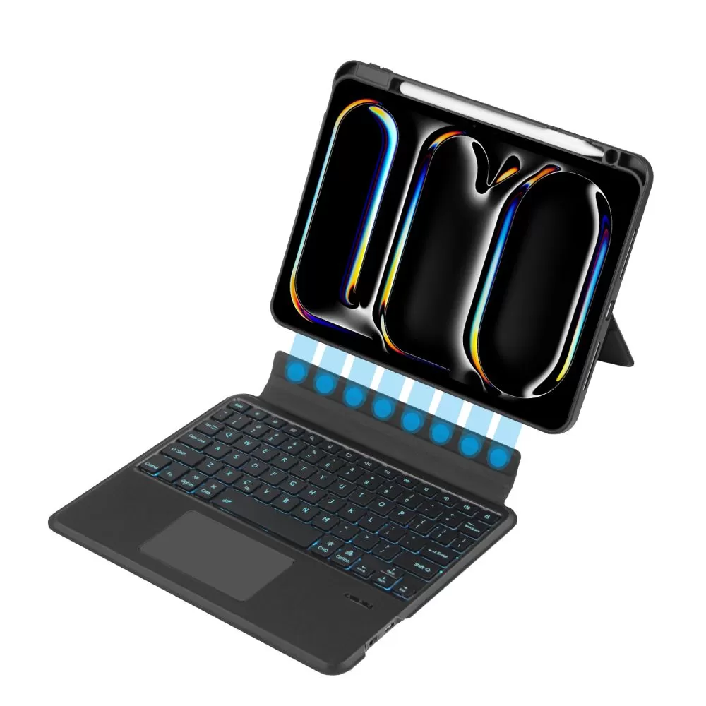 Apple iPad Pro 11 (2024) чехол для планшетa черный TECH-PROTECT SCMAG PEN + KEYBOARD