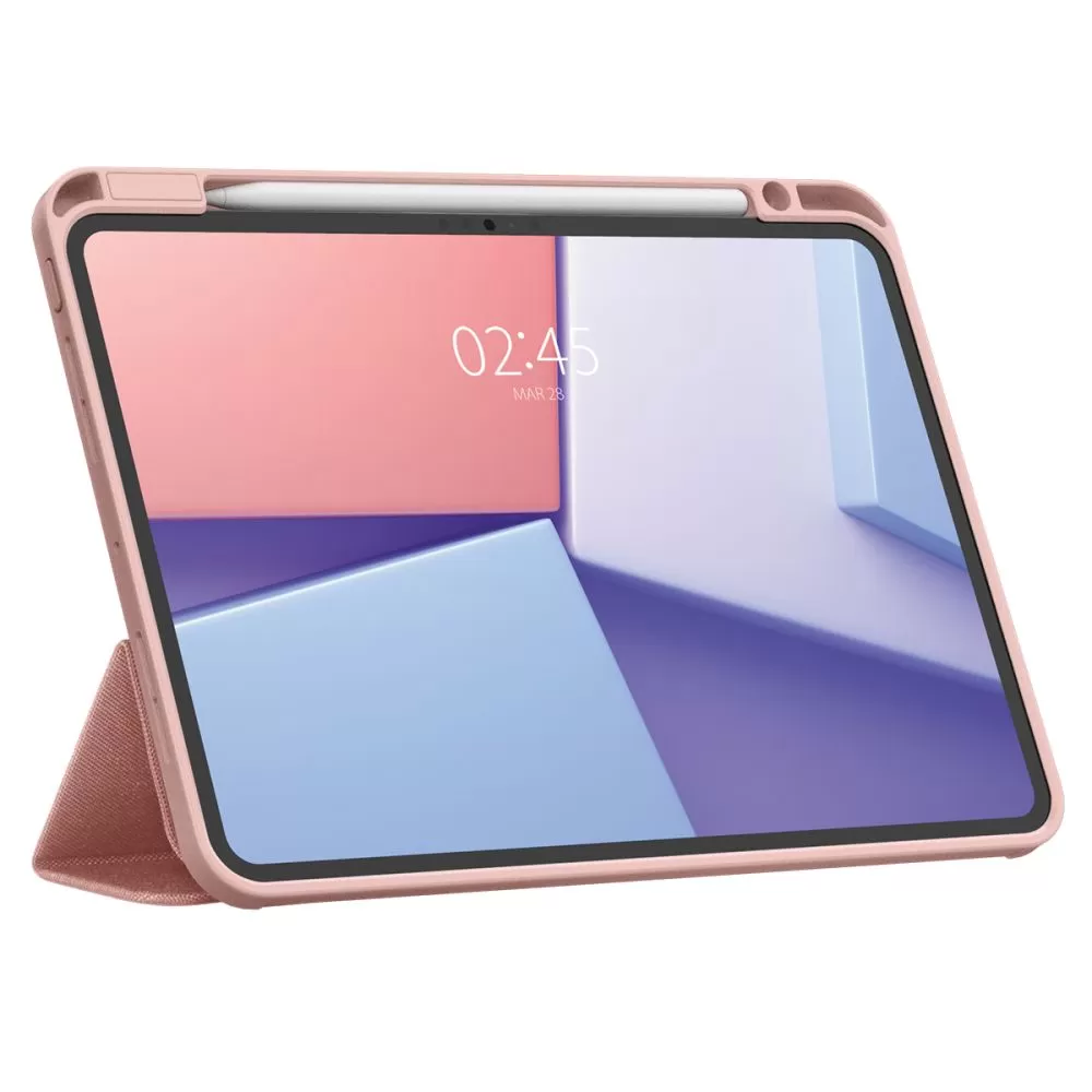 Apple iPad Pro 11 (2024) maciņš rozā zelta SPIGEN URBAN FIT