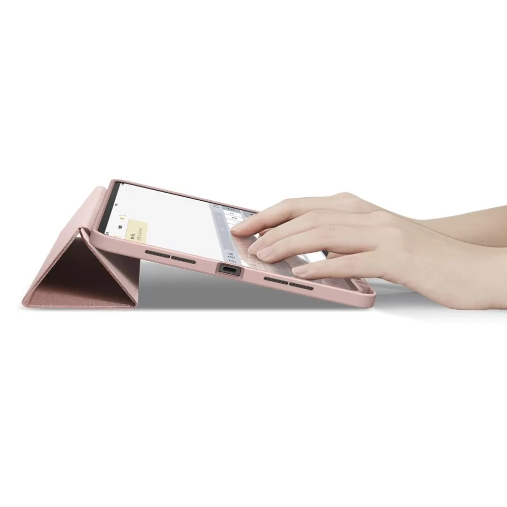 Apple iPad Pro 11 (2024) maciņš rozā zelta SPIGEN URBAN FIT