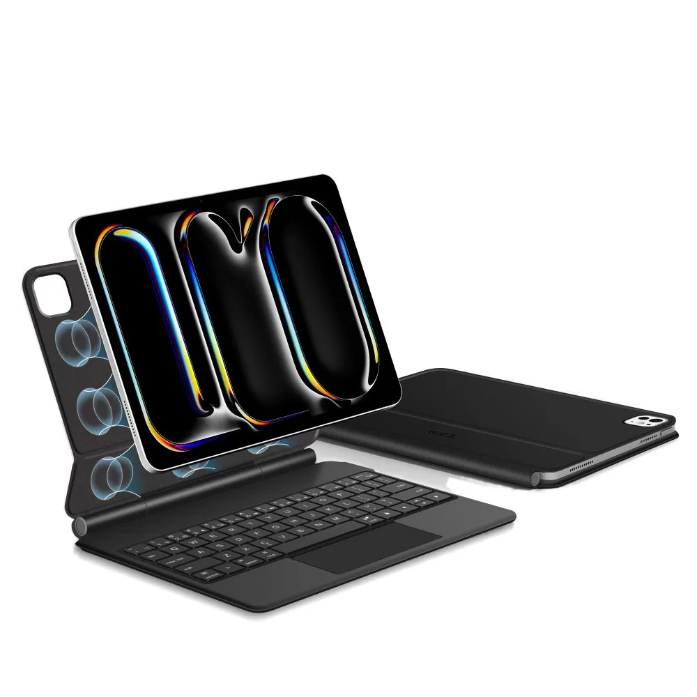 Apple iPad Pro 11 (2024) tahvelarvuti ümbris must TECH-PROTECT SMARTCASE MAGNETIC + KEYBOARD