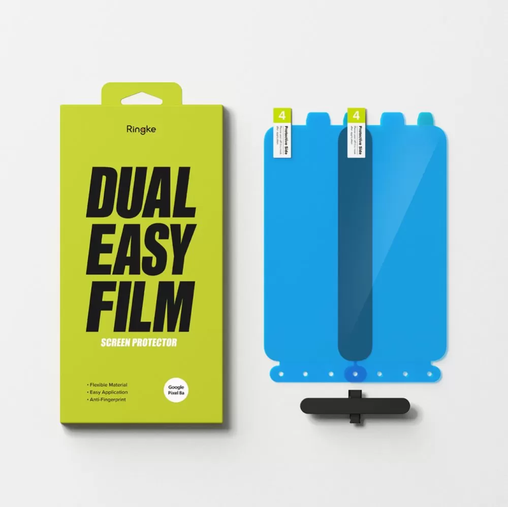 Google Pixel 8A skärmskydd  RINGKE DUAL EASY 2-PACK