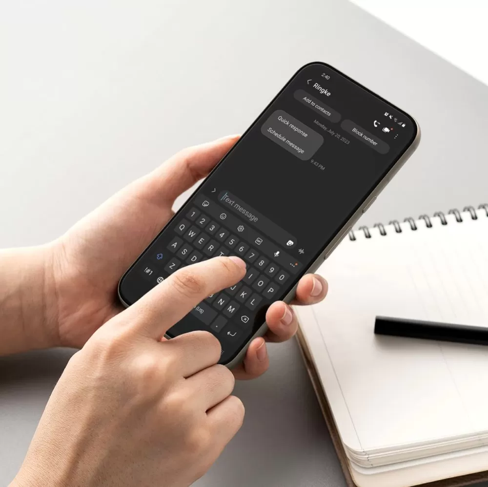Google Pixel 8A skärmskydd  RINGKE DUAL EASY 2-PACK