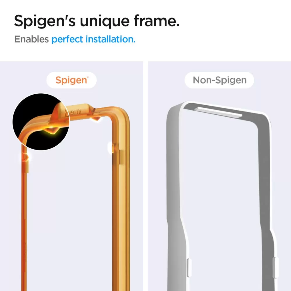 Google Pixel 8A skärmskydd  SPIGEN ALM GLAS.TR 2-PACK
