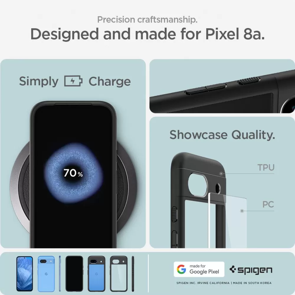 Google Pixel 8A vāciņš  SPIGEN ULTRA HYBRID