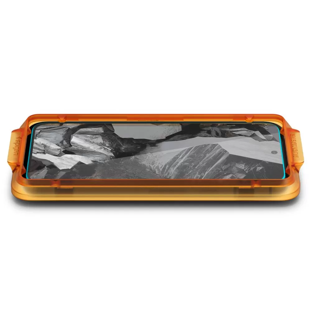 Google Pixel 8A skärmskydd SPIGEN ALM GLAS.TR 2-PACK