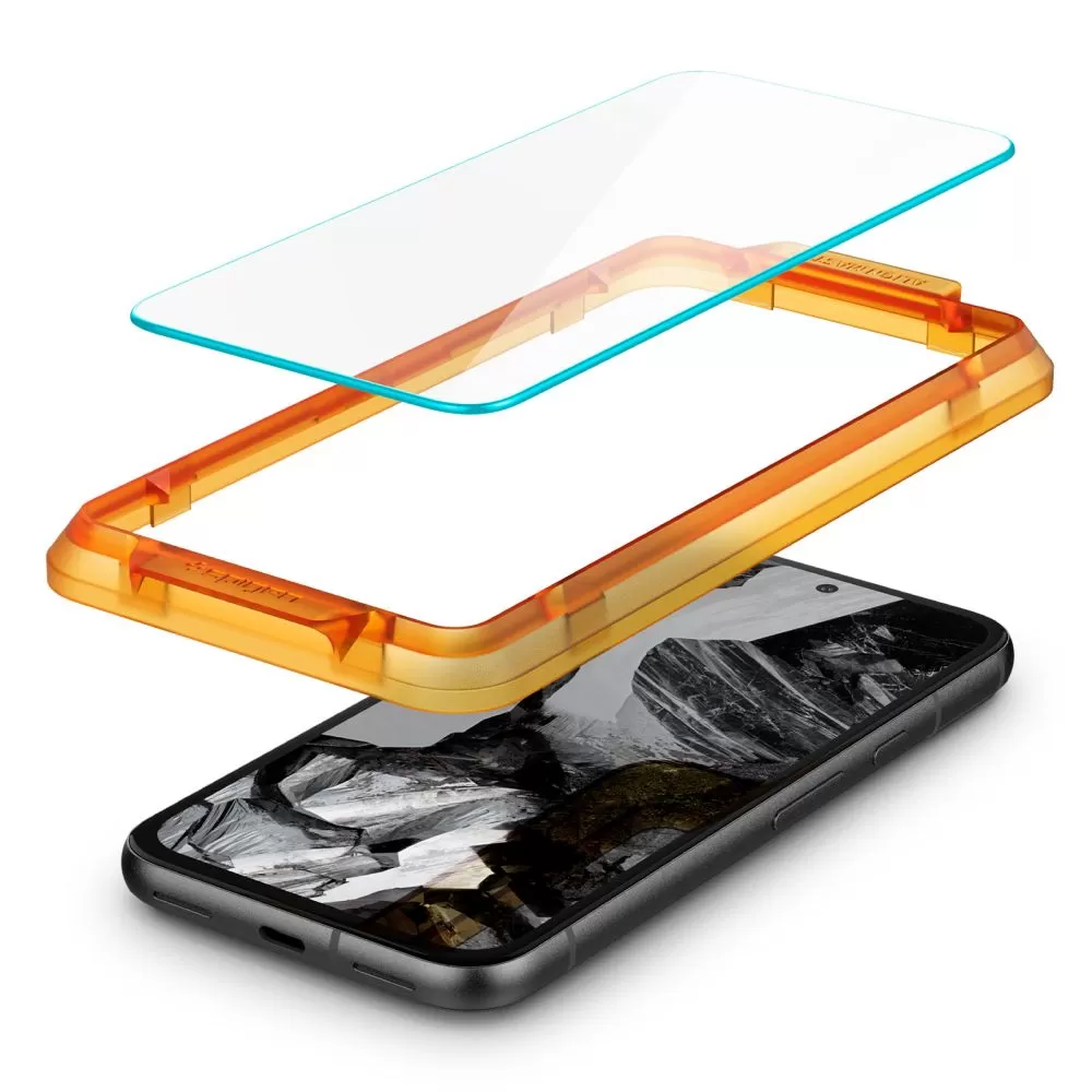 Google Pixel 8A skärmskydd SPIGEN ALM GLAS.TR 2-PACK