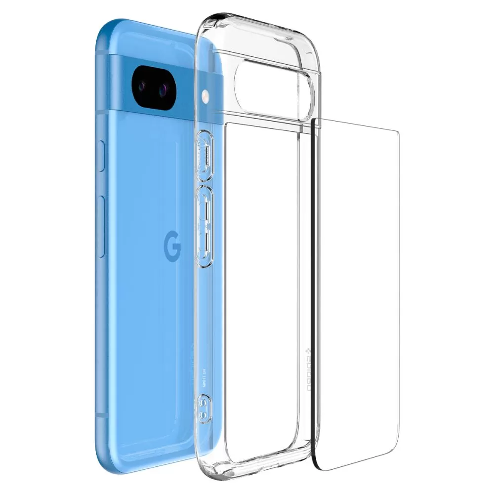 Google Pixel 8A vāciņš caurspīdīgs SPIGEN ULTRA HYBRID