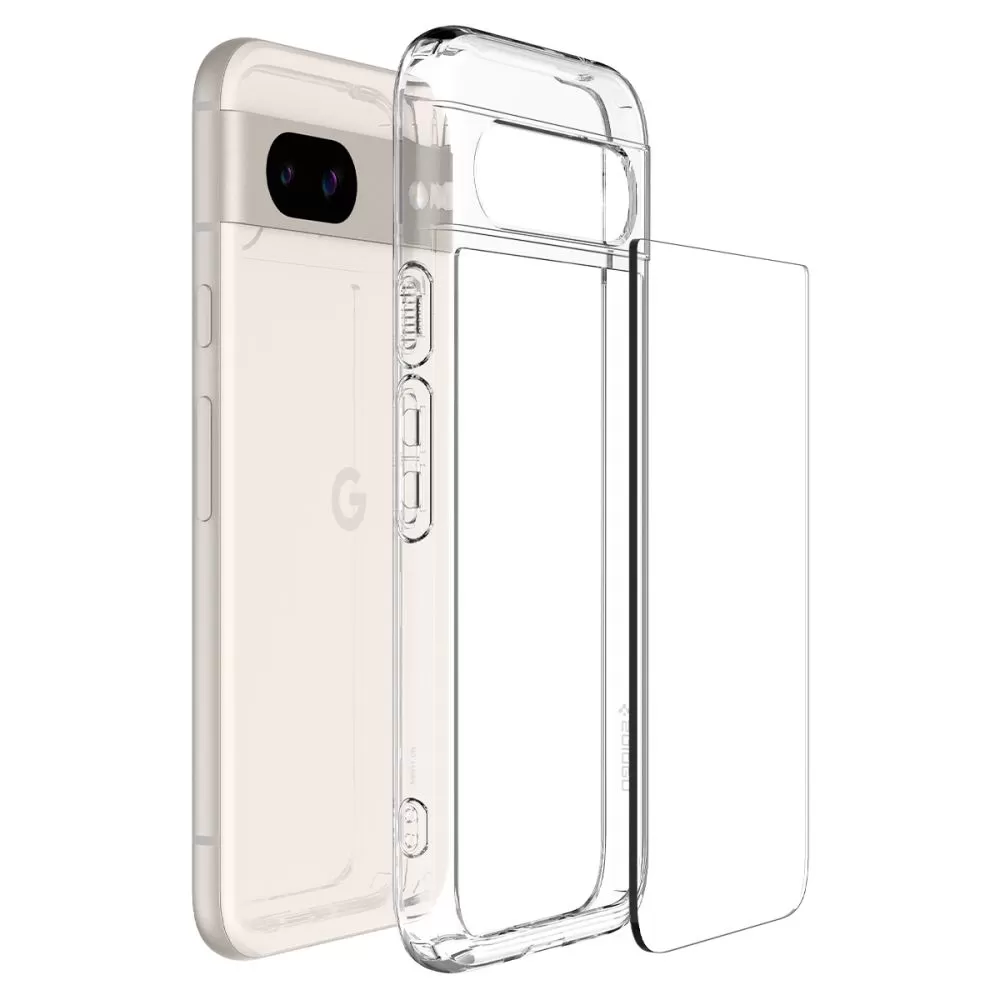 Google Pixel 8A vāciņš caurspīdīgs SPIGEN ULTRA HYBRID