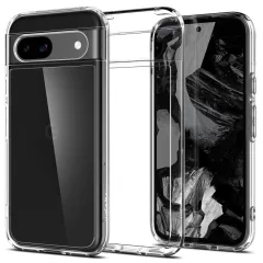 Google Pixel 8A vāciņš caurspīdīgs SPIGEN ULTRA HYBRID