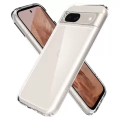 Google Pixel 8A vāciņš caurspīdīgs SPIGEN ULTRA HYBRID
