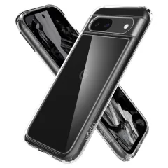 Google Pixel 8A vāciņš caurspīdīgs SPIGEN ULTRA HYBRID