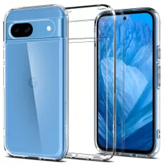 Google Pixel 8A vāciņš caurspīdīgs SPIGEN ULTRA HYBRID