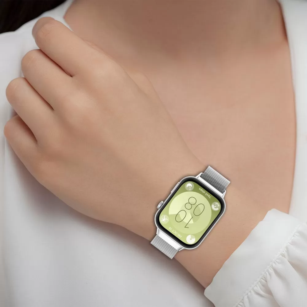 Huawei Watch Fit 3 siksniņa sudraba TECH-PROTECT MILANESEBAND