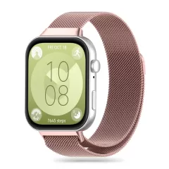 Huawei Watch Fit 3 siksniņa rozā zelta TECH-PROTECT MILANESEBAND