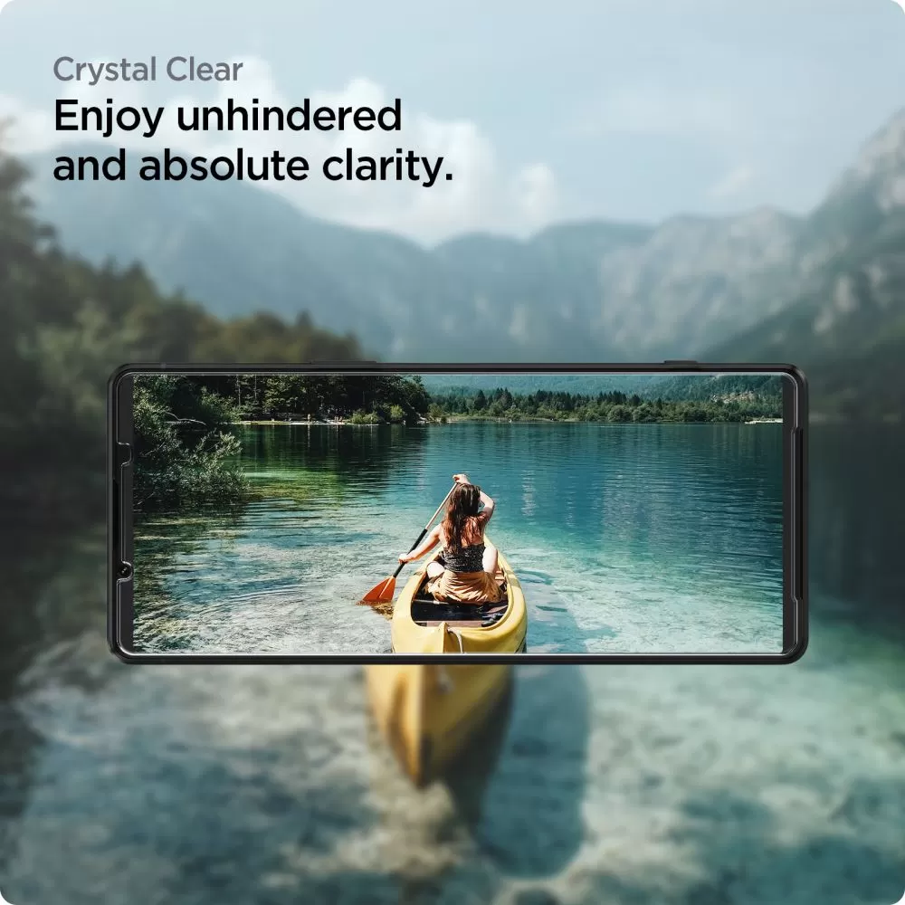 Sony Xperia 1 VI skärmskydd  SPIGEN ALM GLAS.TR 2-PACK