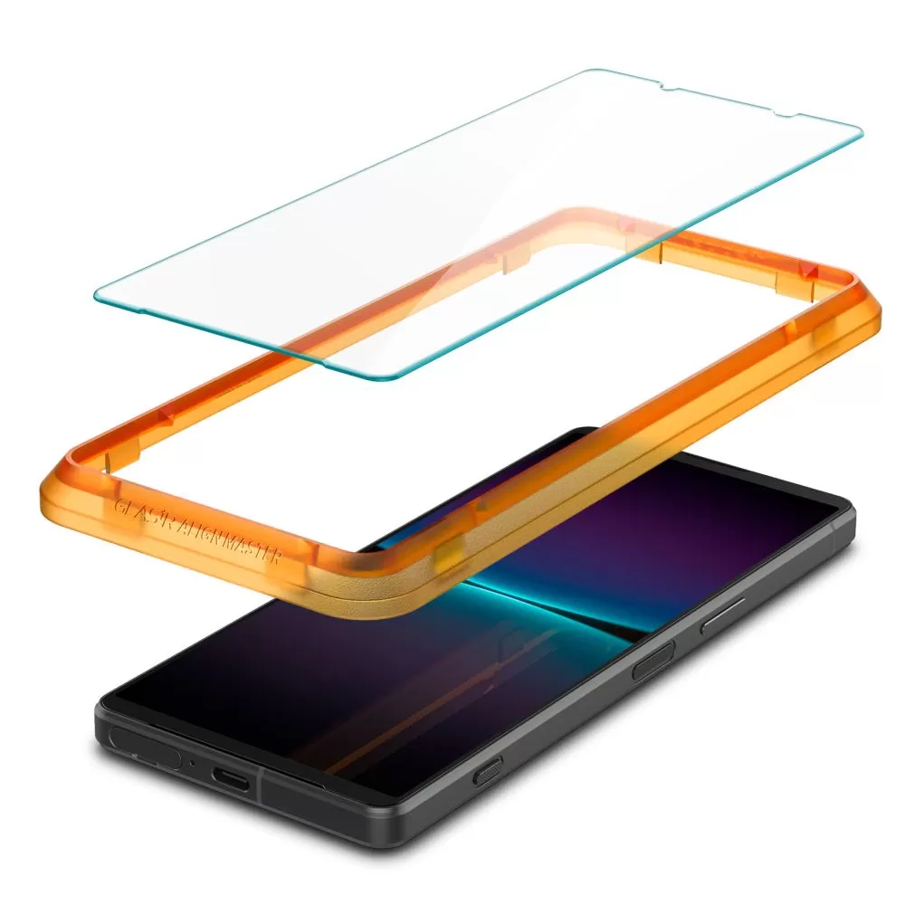 Sony Xperia 1 VI skärmskydd SPIGEN ALM GLAS.TR 2-PACK