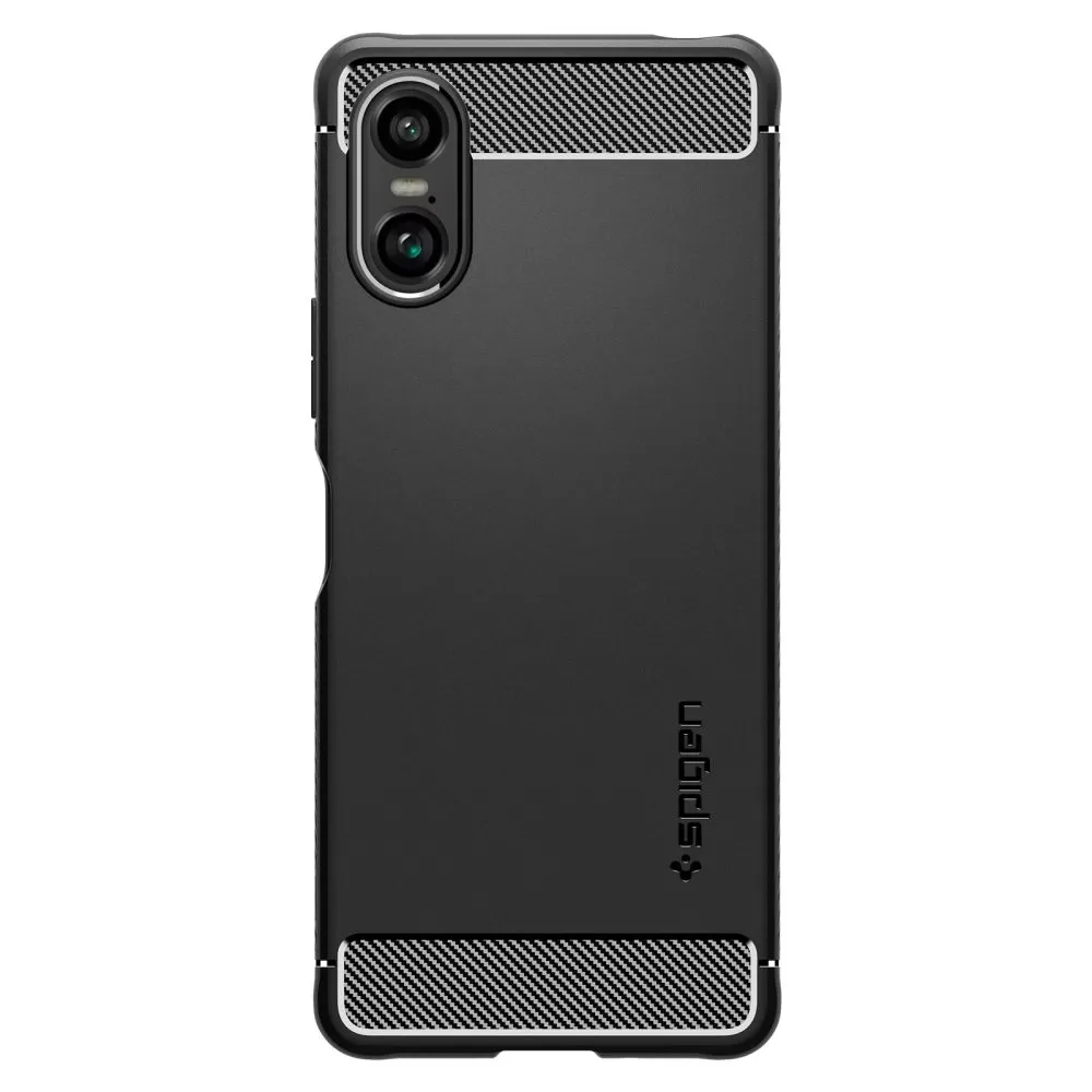 Sony Xperia 10 VI dėklas Juoda SPIGEN RUGGED ARMOR