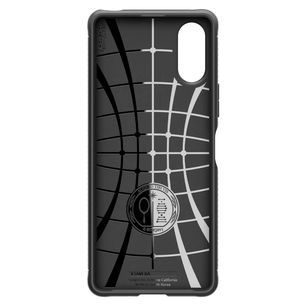 Sony Xperia 10 VI dėklas Juoda SPIGEN RUGGED ARMOR