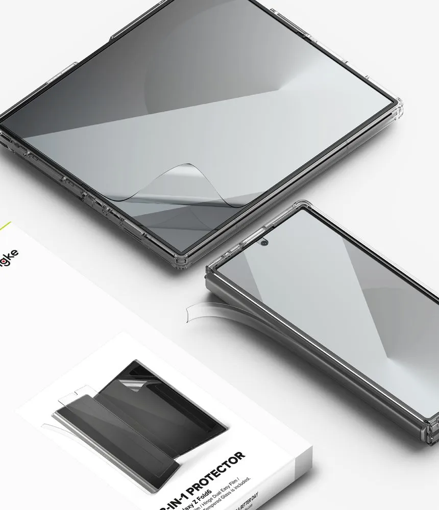 Samsung Galaxy Z Fold 6 Tempered glass  RINGKE 3-IN-1 PROTECTOR 2-SET