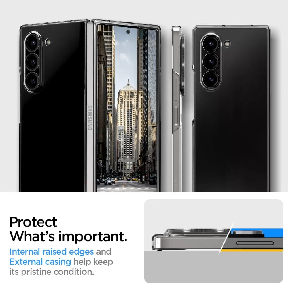 Samsung Galaxy Z Fold 6 ümbris läbipaistev SPIGEN AIRSKIN