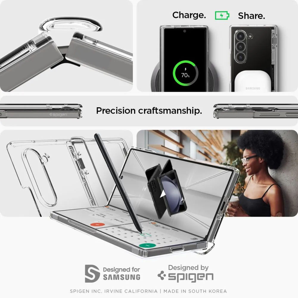 Samsung Galaxy Z Fold 6 case transparent SPIGEN ULTRA HYBRID PRO