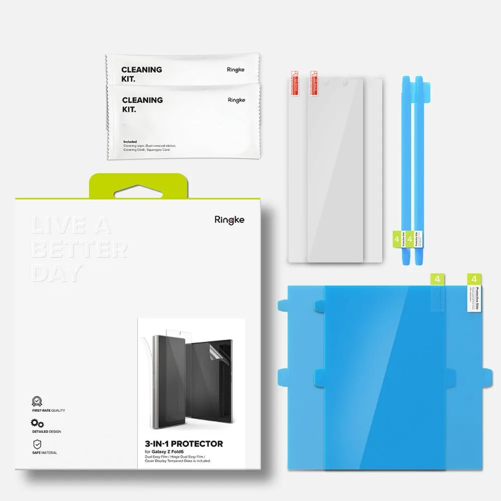 Samsung Galaxy Z Fold 6 Tempered glass RINGKE 3-IN-1 PROTECTOR 2-SET