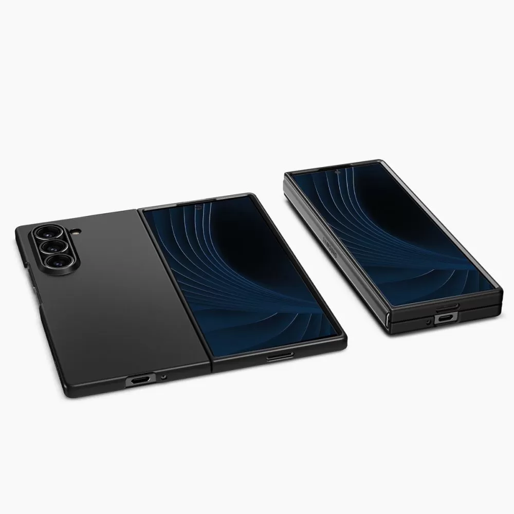 Samsung Galaxy Z Fold 6 vāciņš melns SPIGEN AIRSKIN