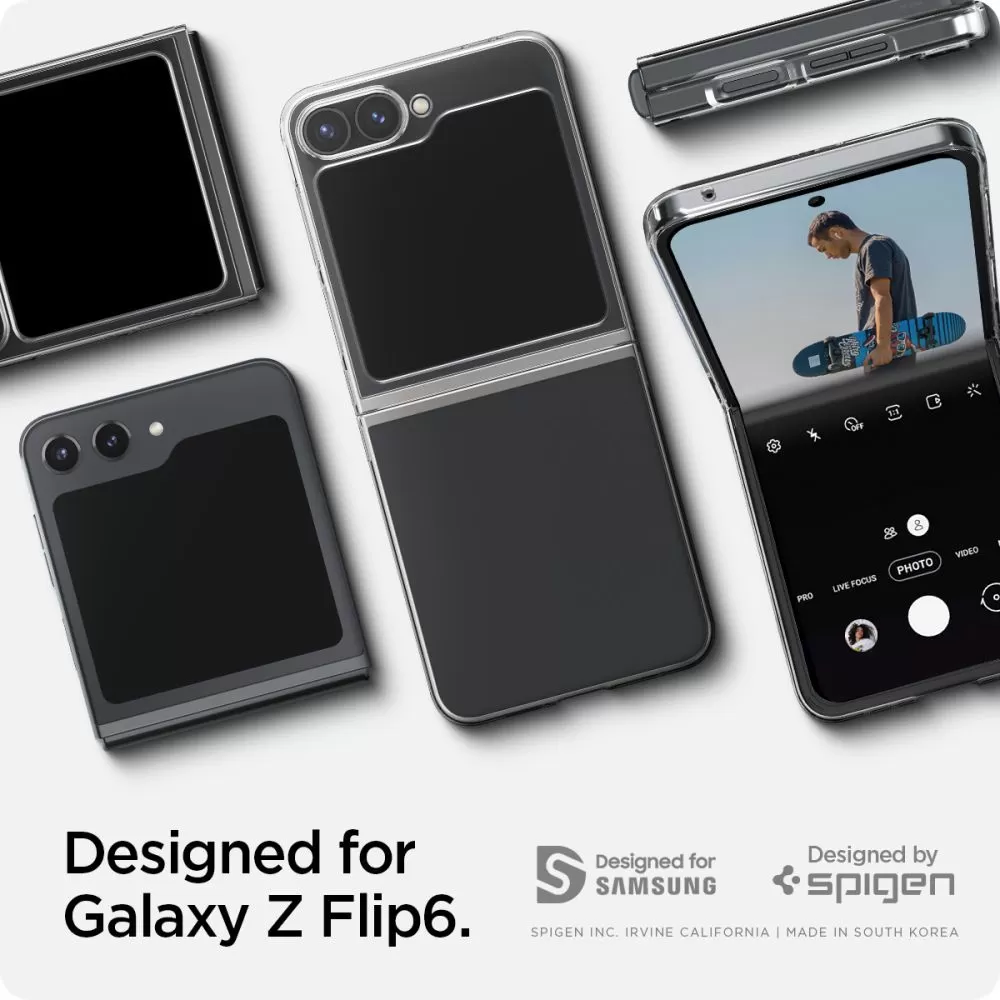 Samsung Galaxy Z Flip 6 suojakuori läpinäkyvä SPIGEN AIRSKIN