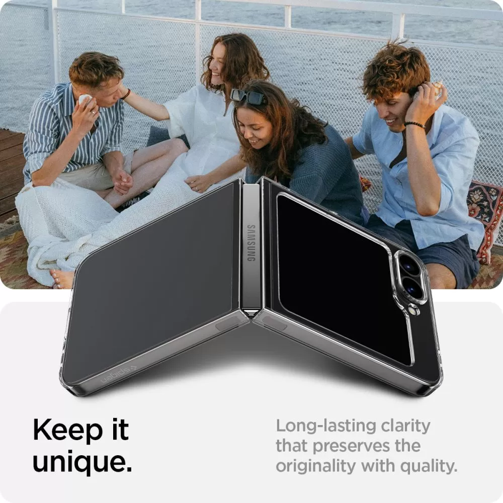 Samsung Galaxy Z Flip 6 suojakuori läpinäkyvä SPIGEN AIRSKIN