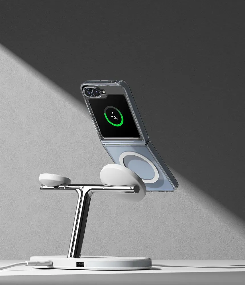 Samsung Galaxy Z Flip 6 ümbris läbipaistev RINGKE FUSION MAGNETIC MAGSAFE