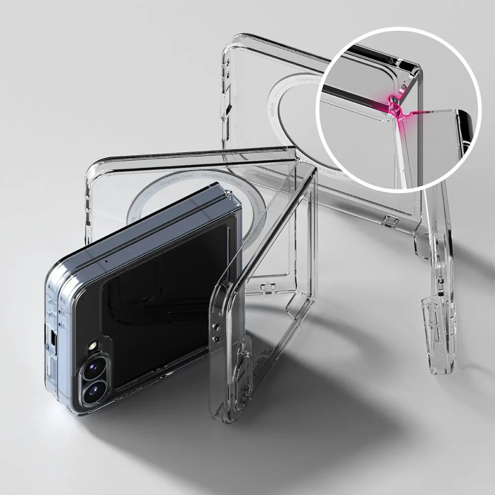 Samsung Galaxy Z Flip 6 ümbris läbipaistev RINGKE FUSION MAGNETIC MAGSAFE